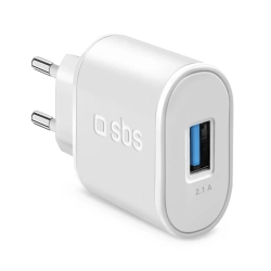 SBS Ładowarka sieciowa USB-A 10W - biała