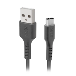 SBS Kabel przewód USB-A - USB-C 1m - czarny