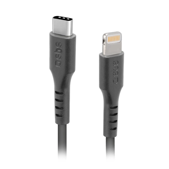 SBS Kabel przewód USB-C - iPhone Lightning 1m - czarny
