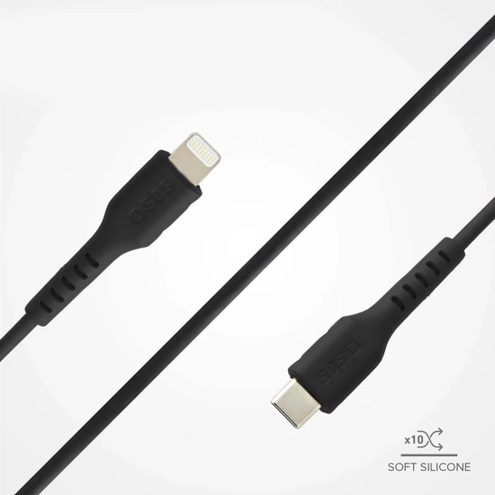 SBS Kabel przewód USB-C - iPhone Lightning 1m - czarny