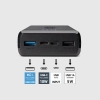 SBS Powerbank 20000 mAh USB-A USB-C - czarny