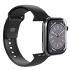 Pasek silikonowy do zegarka Apple Watch 38 40 41 mm Icon czarny - 2 szt
