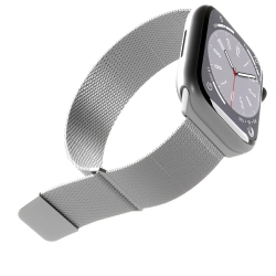 PURO Pasek ze stali nierdzewnej do zegarka Apple Watch 38 40 41 mm