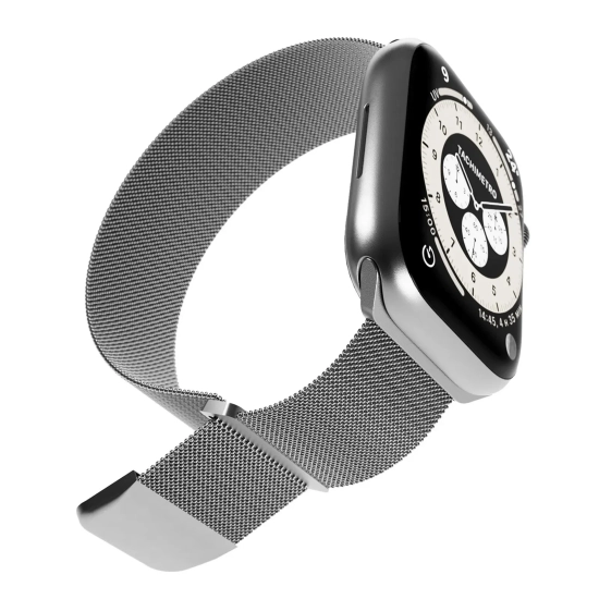 Pasek ze stali nierdzewnej do zegarka Apple Watch 38 40 41 mm Milanese