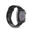 PURO Pasek silikonowy do zegarka Apple Watch 42 44 45 49 mm Icon czarny