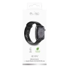 Pasek silikonowy do zegarka Apple Watch 42 44 45 49 mm Icon czarny - 2 szt