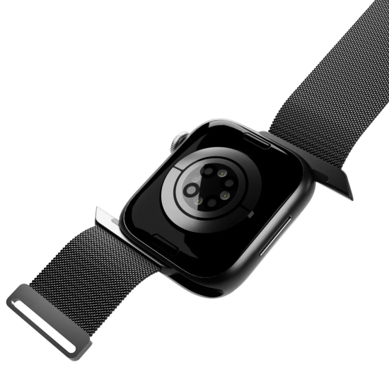 PURO Pasek na zegarek Apple Watch 42 44 45 49mm Milanese - czarny