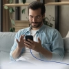 SBS Kabel przewód w oplocie USB-C - USB-C 60W 1.5m - niebieski