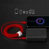 SBS Kabel przewód w oplocie USB-C 60 W 1.5m - czerwony