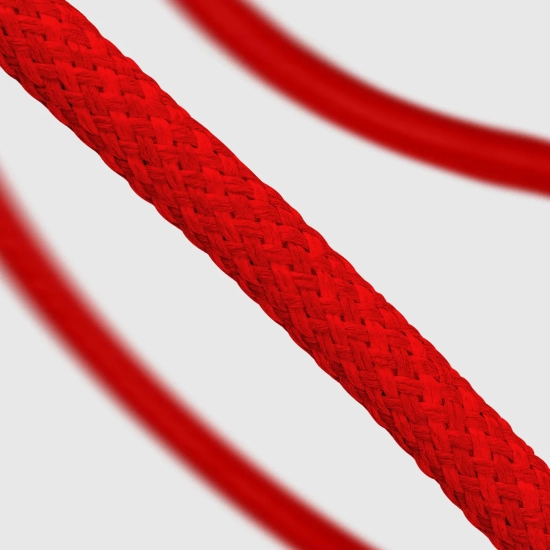 SBS Kabel przewód w oplocie USB-C 60 W 1.5m - czerwony