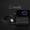 SBS Kabel przewód w oplocie USB-C 60W 1.5m - czarny