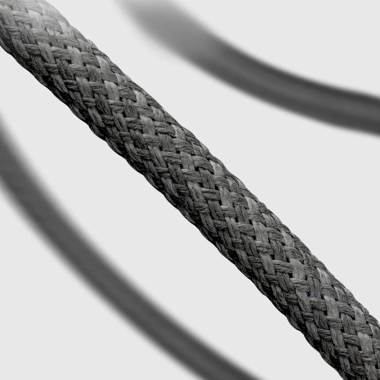 SBS Kabel przewód w oplocie USB-C 60W 1.5m - czarny