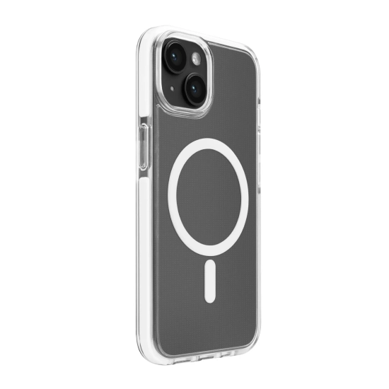 PURO Etui silikonowe do iPhone 15 Lite Mag Pro MagSafe - przezroczyste