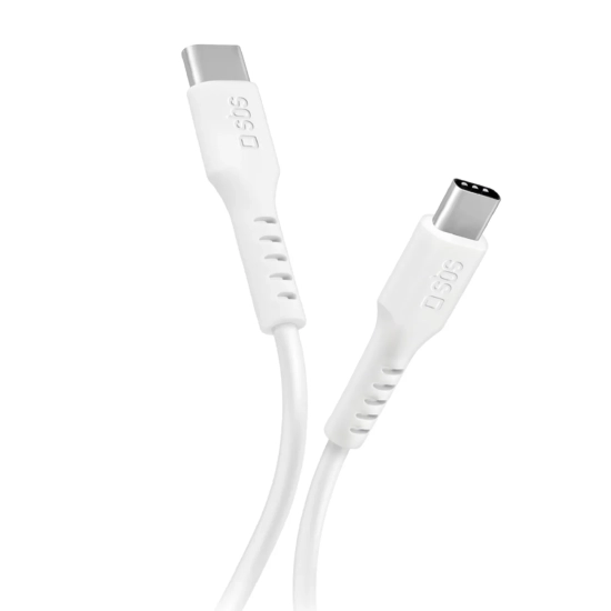 SBS Kabel przewód USB-C PD 25W 1 m - biały
