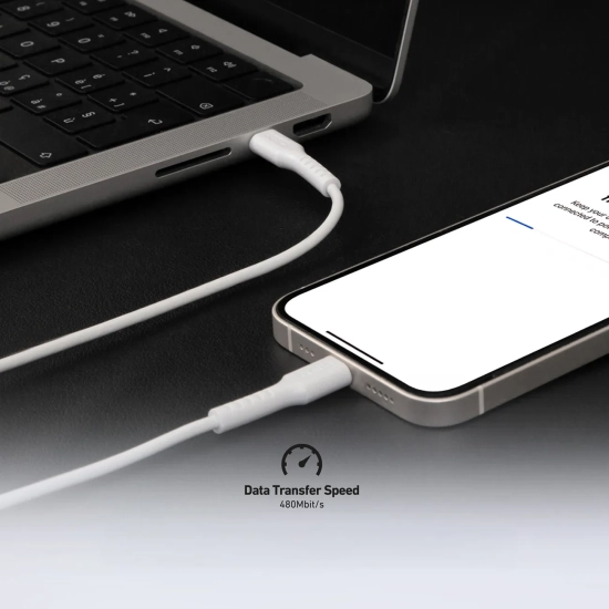 SBS Kabel przewód USB-C PD 25W 1 m - biały