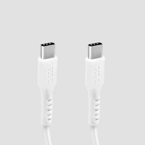 SBS Kabel przewód USB-C PD 25W 1 m - biały
