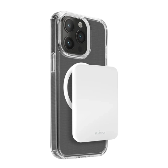 Powerbank Puro Slim Power Mag 4200mAh MagSafe biały