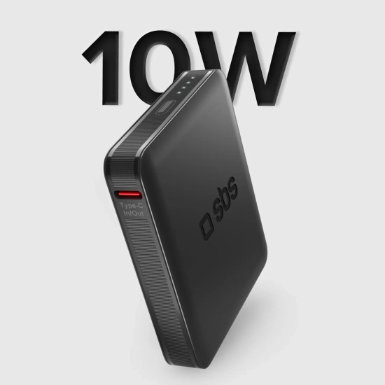 SBS Powerbank 5000 mAh USB-C NanoTube - czarny