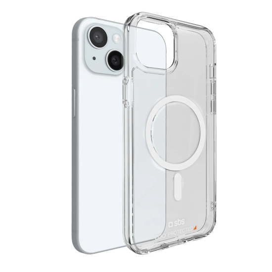 SBS Etui pokrowiec do iPhone 15 D3O MagSafe - przezroczysty