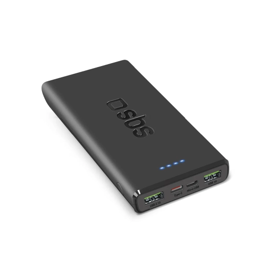 SBS Powerbank 10000 mAh Power Delivery 20W - czarny