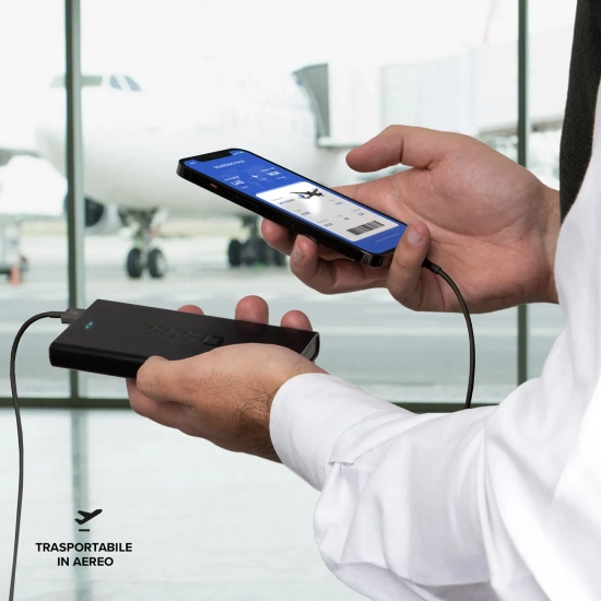 SBS Powerbank 10000 mAh Power Delivery 20W - czarny