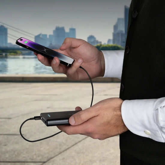 SBS Powerbank 10000 mAh Power Delivery 20W - czarny