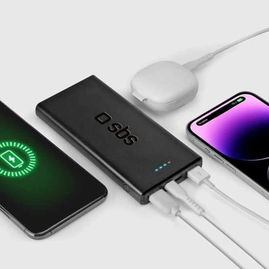 SBS Powerbank 10000 mAh Power Delivery 20W - czarny
