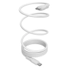 PURO Kabel przewód magnetyczny USB-C 60W USB 1m - biały