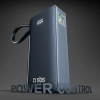 Powerbank SBS 10000mAh 20W z kablem USB-C ciemnoszary