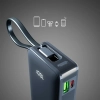 Powerbank SBS 10000mAh 20W z kablem USB-C ciemnoszary