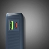 Powerbank SBS 10000mAh 20W z kablem USB-C ciemnoszary