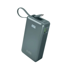 Powerbank SBS 10000mAh 20W z kablem USB-C szary