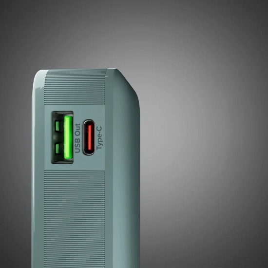 Powerbank SBS 10000mAh 20W z kablem USB-C szary