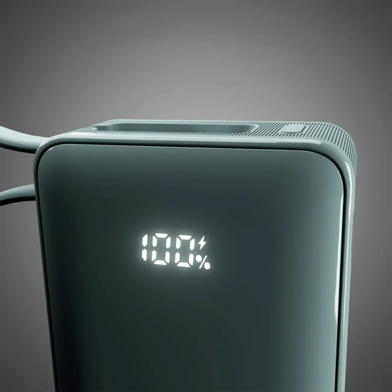 Powerbank SBS 10000mAh 20W z kablem USB-C szary