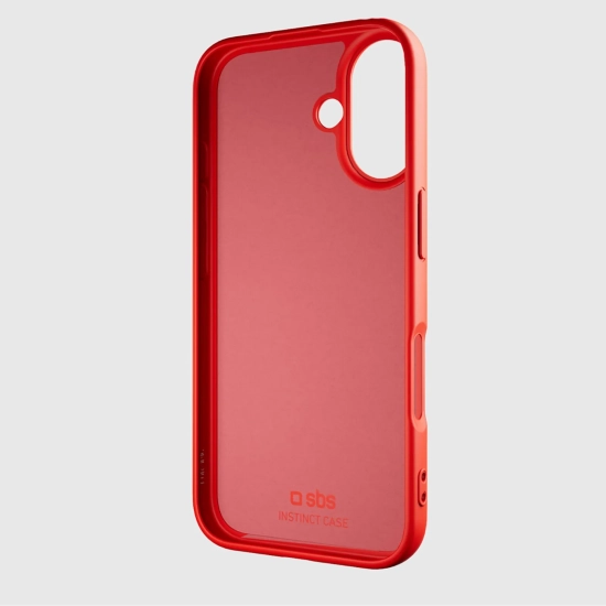 SBS Etui pokrowiec case na iPhone 16 Instinct - czerwony