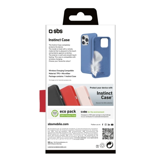 SBS Etui pokrowiec case na iPhone 16 Pro Instinct - niebieski