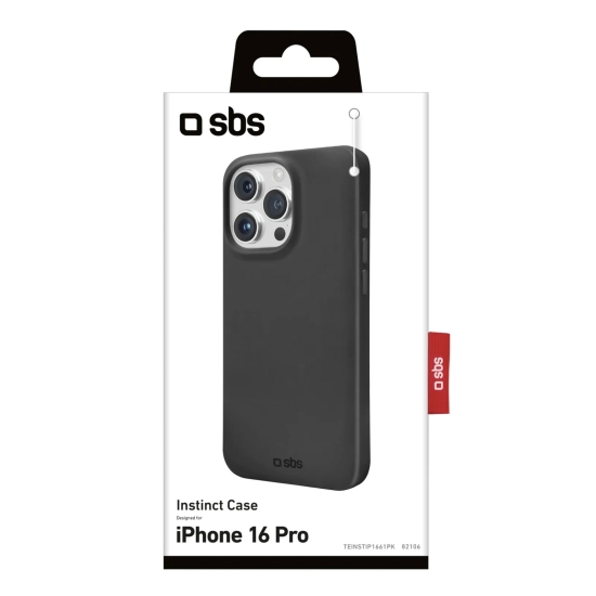 SBS Etui pokrowiec case na iPhone 16 Pro Instinct - czarny