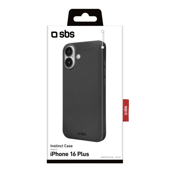 SBS Etui pokrowiec na iPhone 16 Plus Instinct - czarny