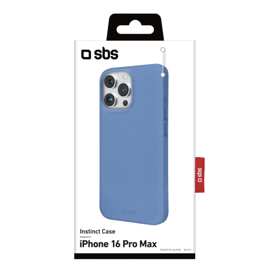 SBS Etui pokrowiec na iPhone 16 Pro Max Instinct - niebieski