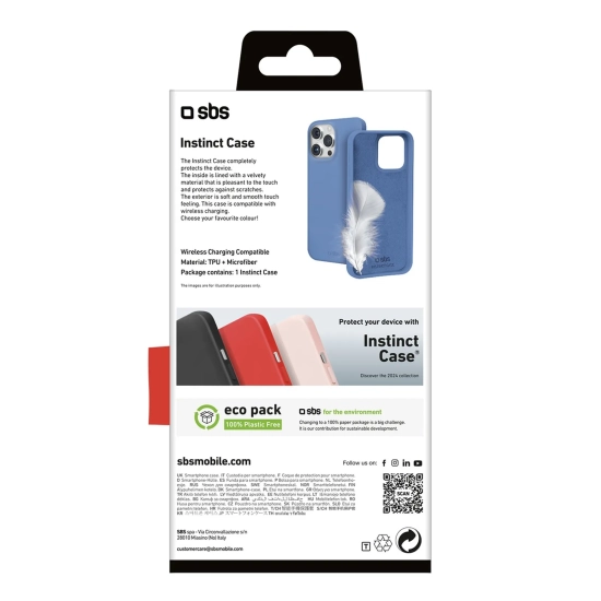 SBS Etui pokrowiec na iPhone 16 Pro Max Instinct - niebieski