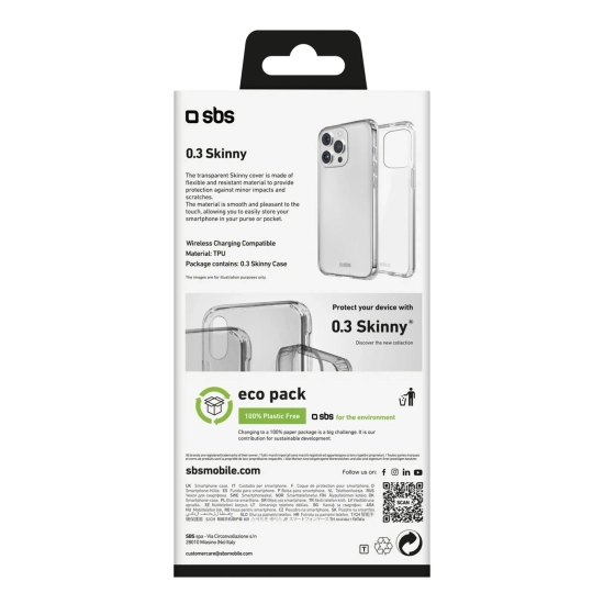 SBS Etui pokrowiec na iPhone 16 Pro Max Skinny Cover - przezroczysty