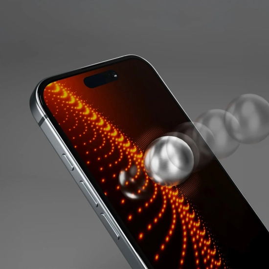 SBS Szkło hartowane z ramką do iPhone 16 Pro Tempered Glass D3O
