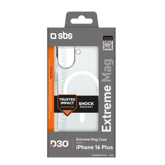 SBS Etui pokrowiec do iPhone 16 Plus Extreme Mag D3O MagSafe