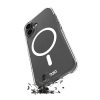 PURO Etui silikonowe do iPhone 16 Impact Clear D3O MagSafe - przezroczyste