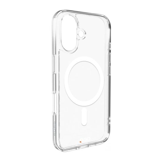 PURO Etui silikonowe do iPhone 16 Plus Impact Clear D3O MagSafe