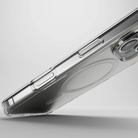 PURO Etui silikonowe do iPhone 16 Pro Impact Clear D3O MagSafe