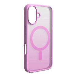 PURO Etui silikonowe do iPhone 16 Gradient MagSafe - różowe