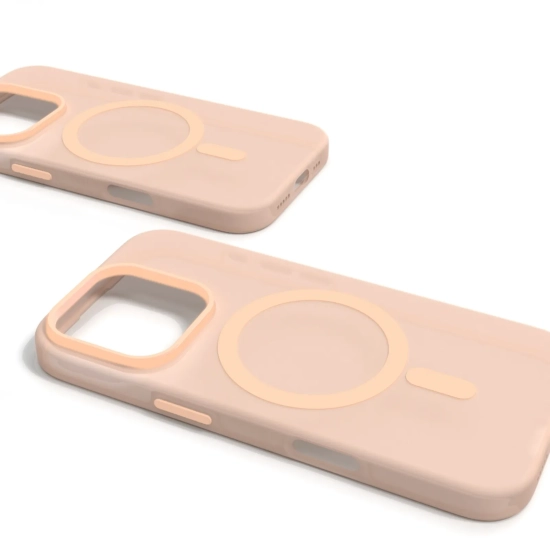 PURO Etui silikonowe do iPhone 16 Pro Max Daylight MagSafe - beżowe