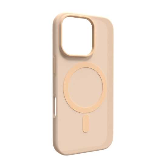 PURO Etui silikonowe do iPhone 16 Pro Max Daylight MagSafe - beżowe