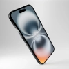 PURO Szkło hybrydowe z czarną ramką do iPhone 16 / iPhone 15 / iPhone 15